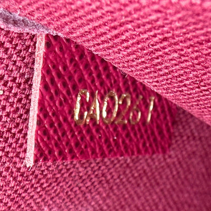 Louis Vuitton Félicie Pochette Braun / sehr gut Louis Vuitton