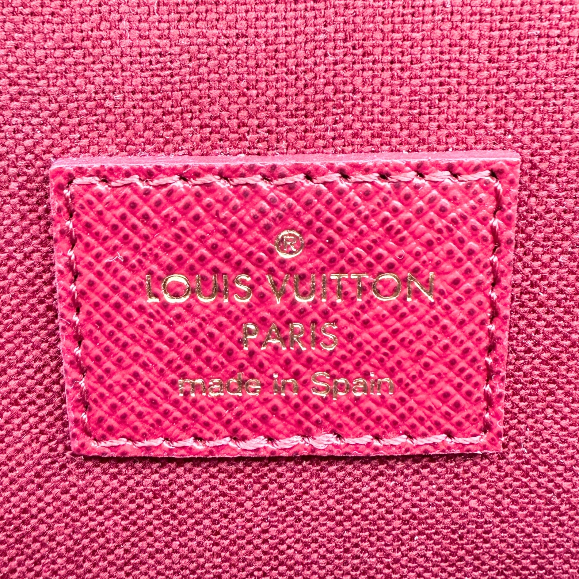 Louis Vuitton Félicie Pochette Braun / sehr gut Louis Vuitton