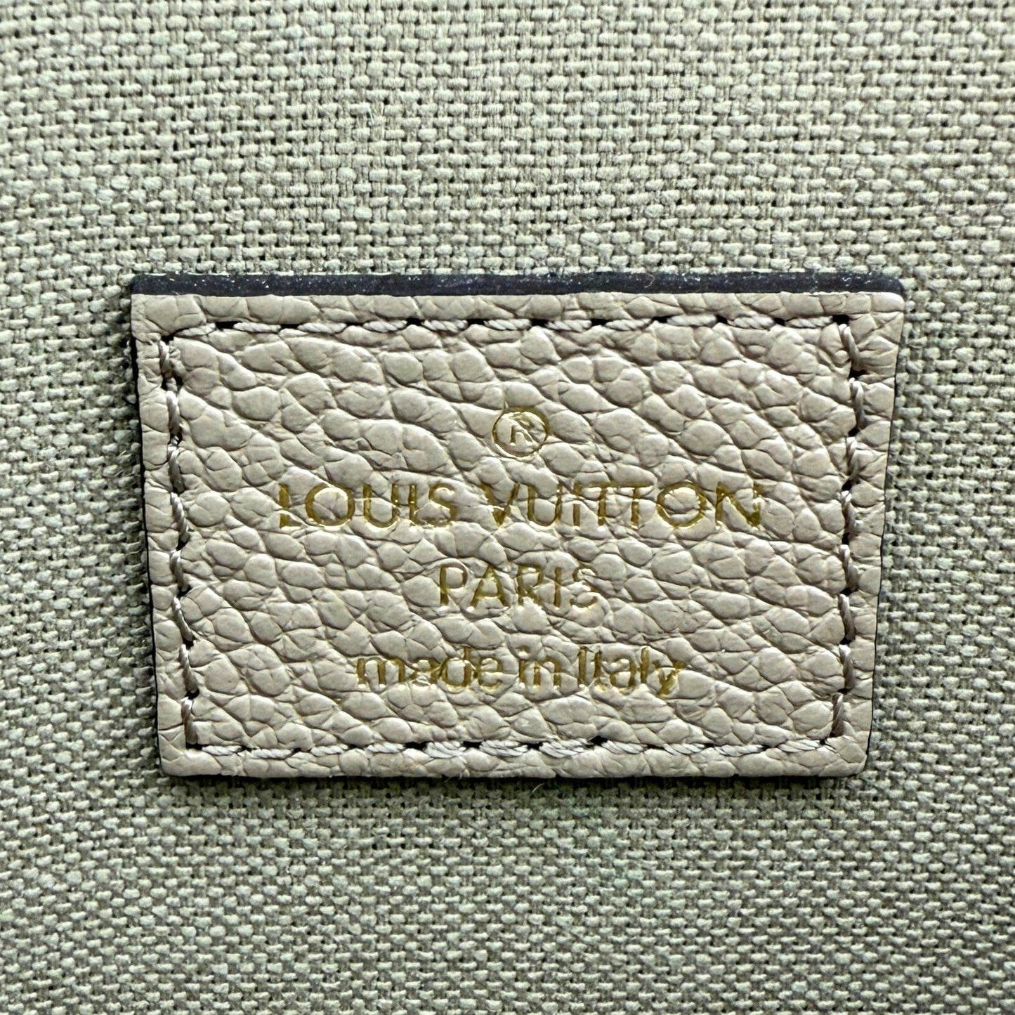 Louis Vuitton Félicie Pochette Monogram Empreinte Tourterelle Creme / sehr gut Louis Vuitton