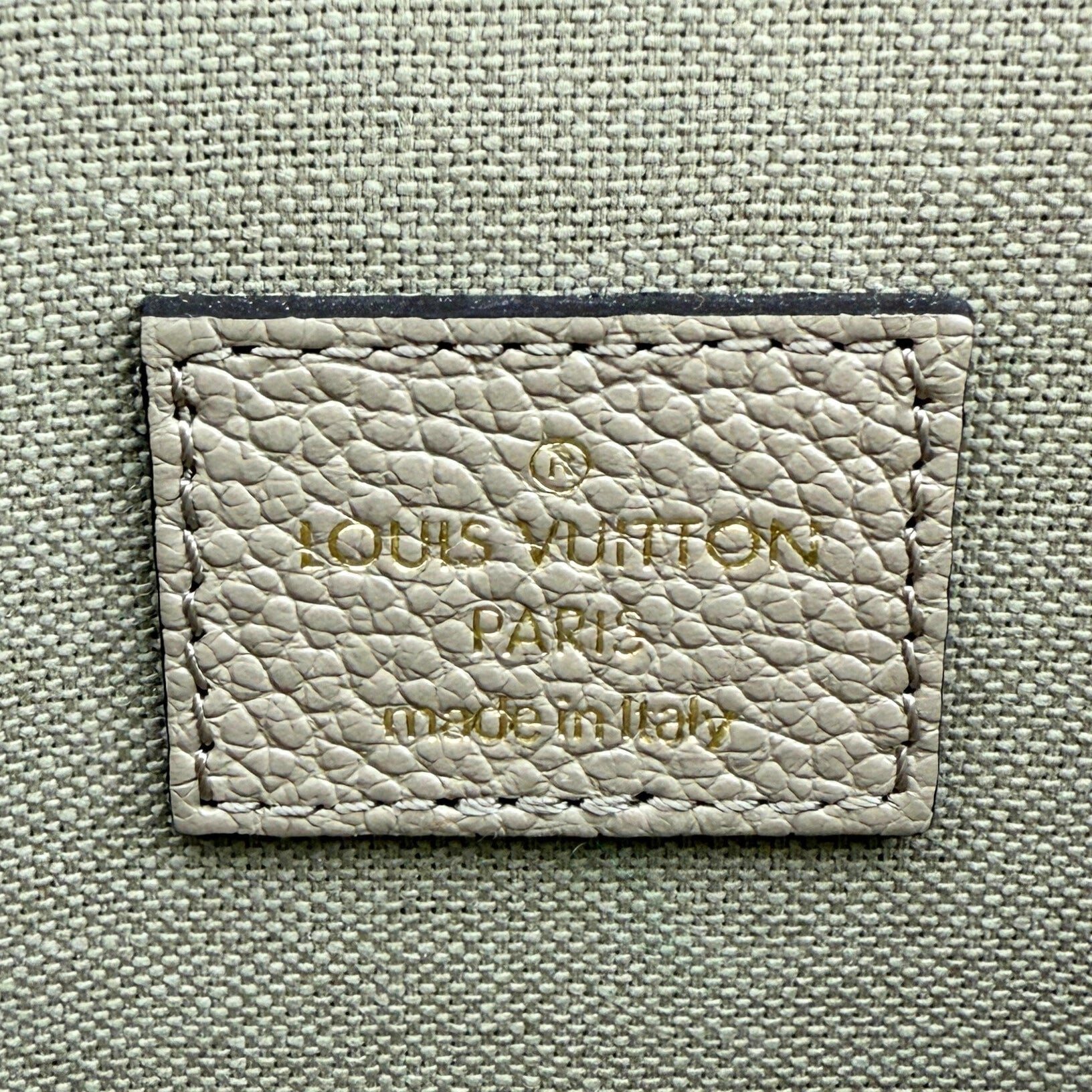 Louis Vuitton Félicie Pochette Monogram Empreinte Tourterelle Creme / sehr gut Louis Vuitton