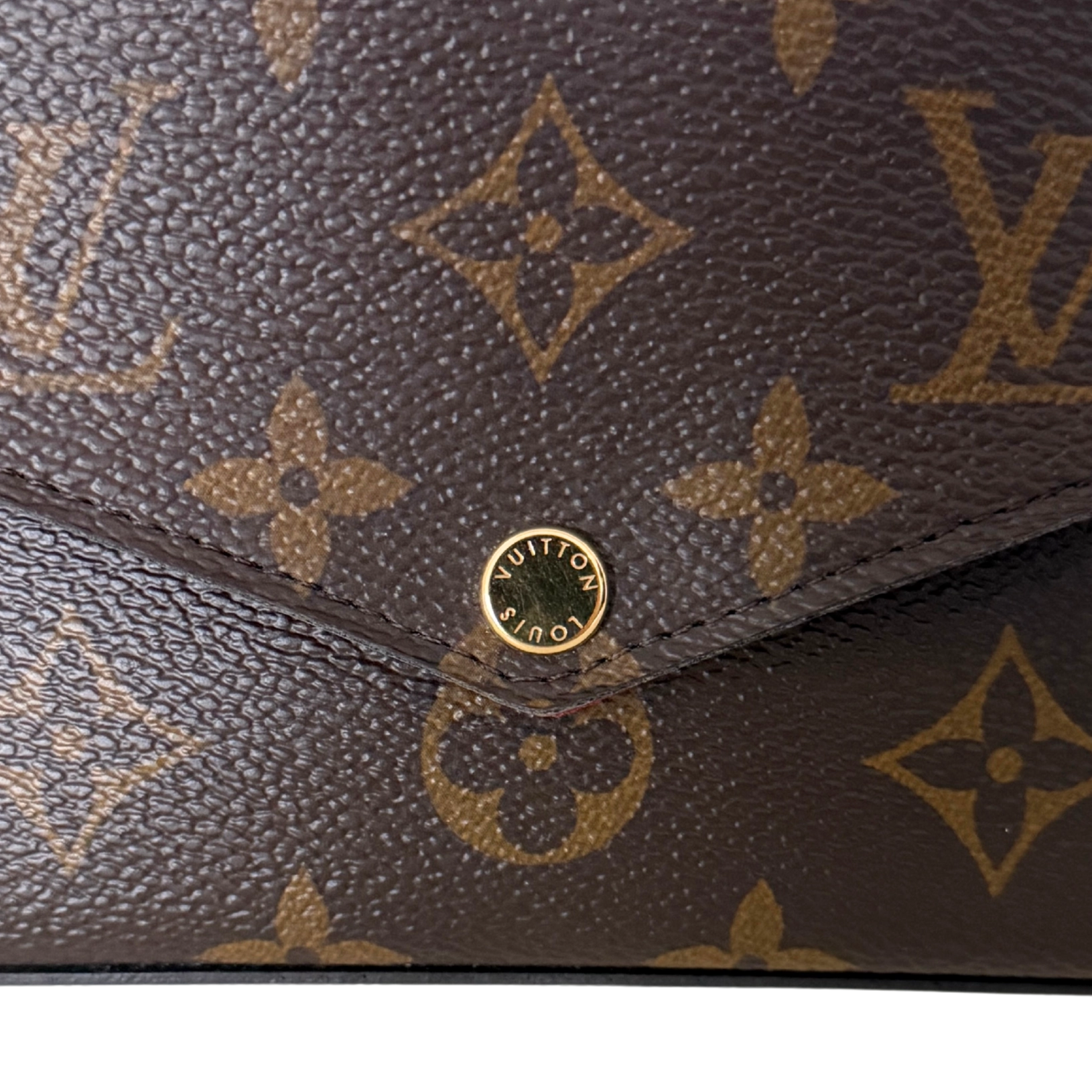 Louis Vuitton Félicie Pochette Braun / sehr gut Louis Vuitton