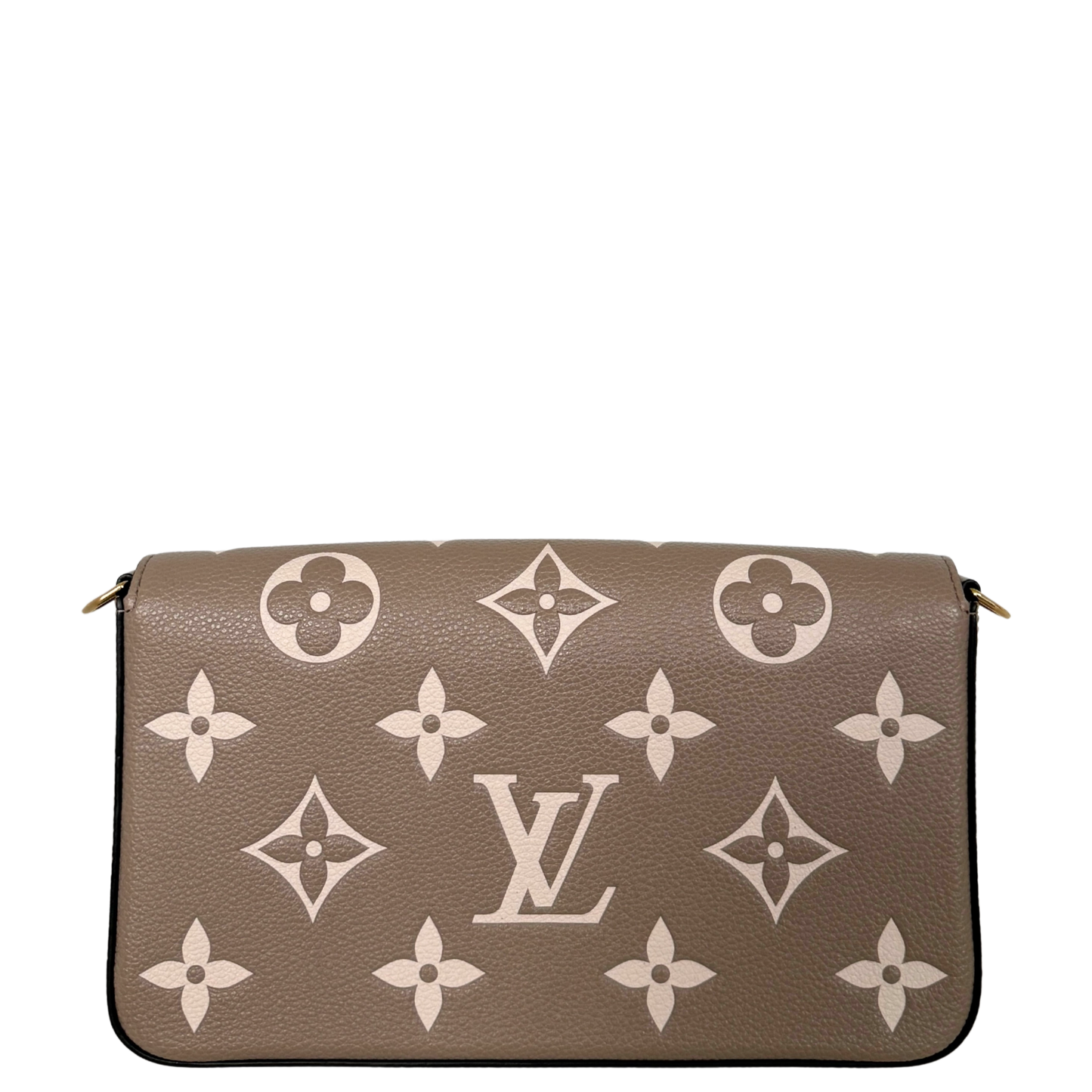 Louis Vuitton Félicie Pochette Monogram Empreinte Tourterelle Creme / sehr gut Louis Vuitton