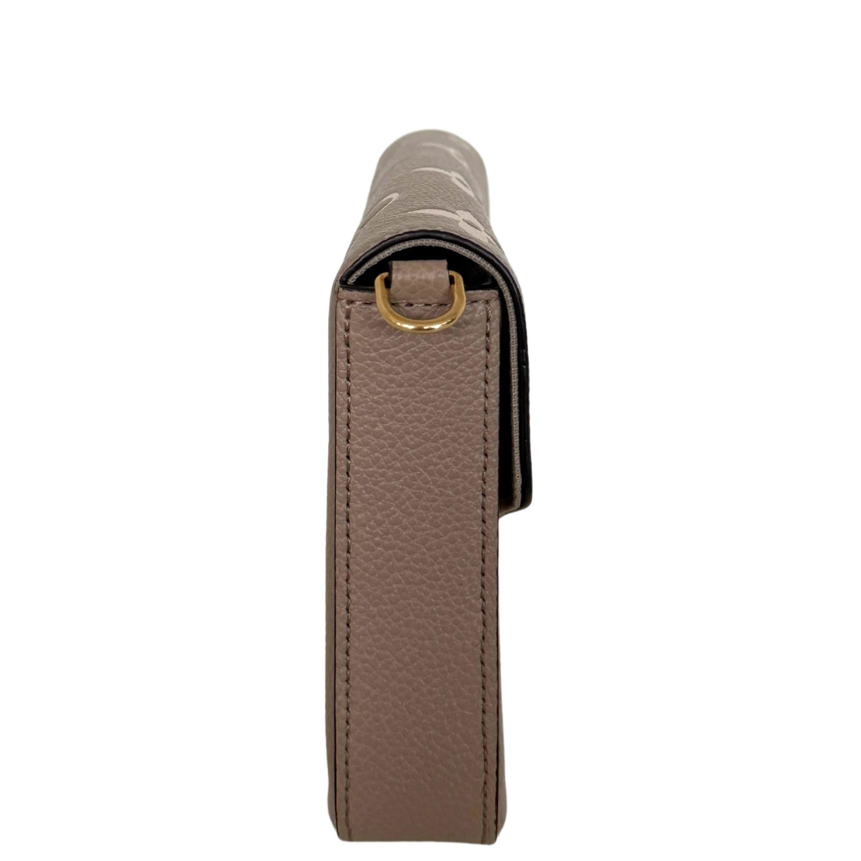 Louis Vuitton Félicie Pochette Monogram Empreinte Tourterelle Creme / sehr gut Louis Vuitton