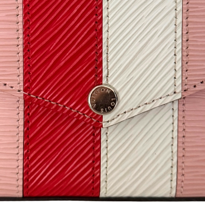Louis Vuitton Pochette Félicie Umhängetasche Epi-Leder Stripes Rosa Fullset / sehr gut Louis Vuitton