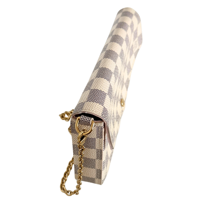 Louis Vuitton Félicie Pochette Damier Azur Canvas N40491 Beige / sehr gut Louis Vuitton
