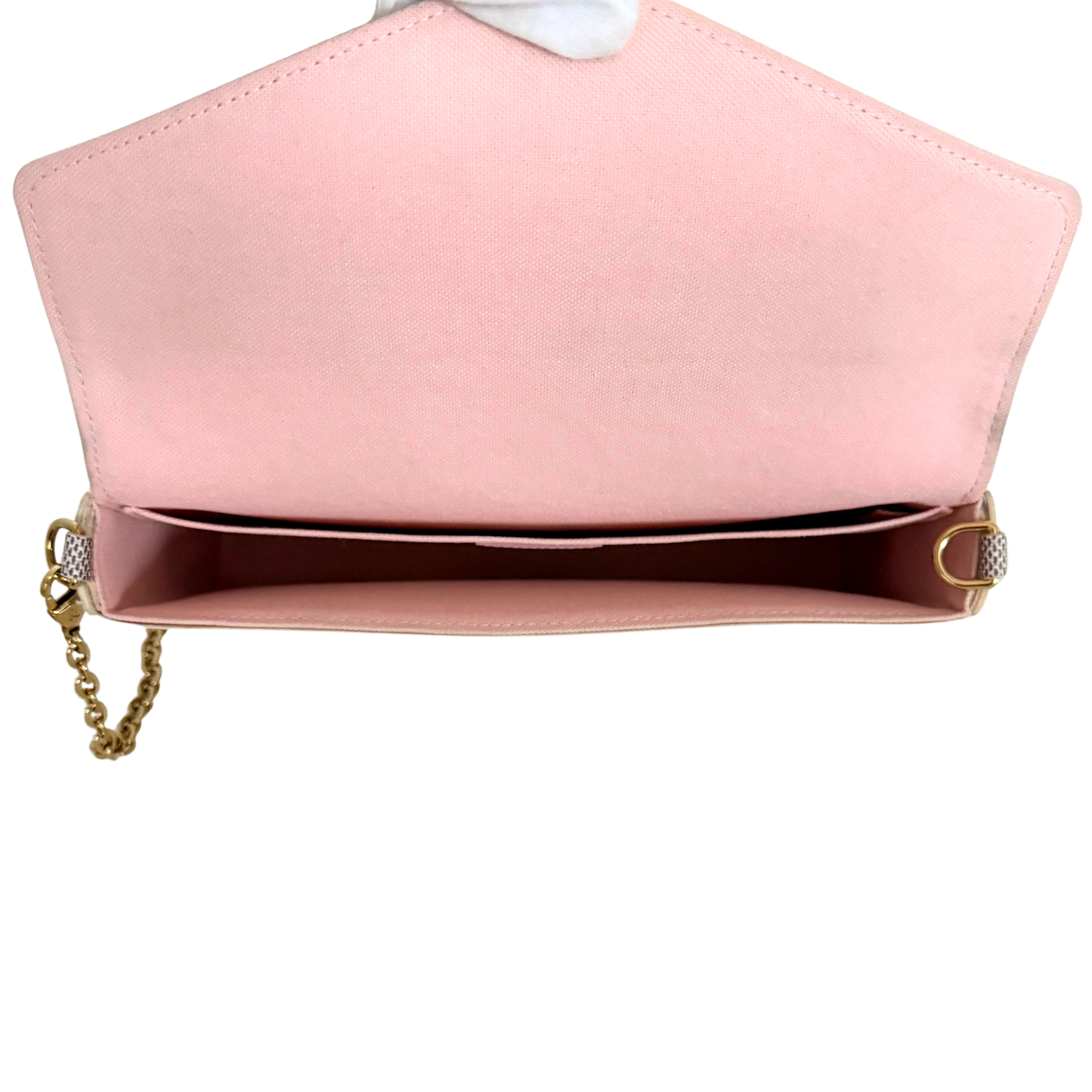 Louis Vuitton Félicie Pochette Damier Azur Canvas N40491 Beige / sehr gut Louis Vuitton