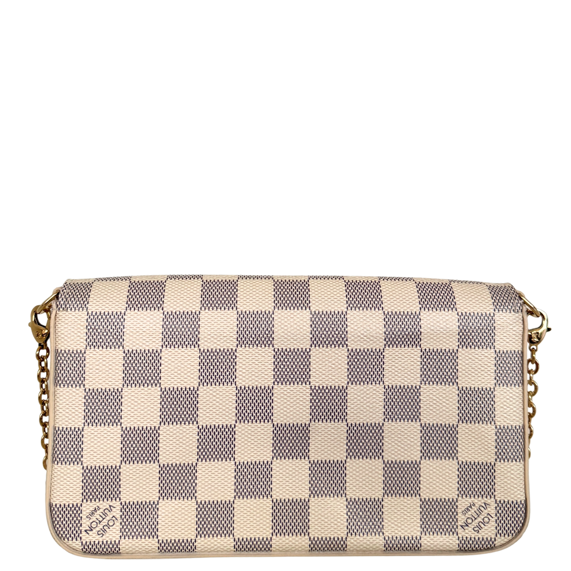 Louis Vuitton Félicie Pochette Damier Azur Canvas N40491 Beige / sehr gut Louis Vuitton