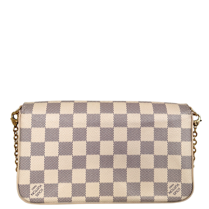 Louis Vuitton Félicie Pochette Damier Azur Canvas N40491 Beige / sehr gut Louis Vuitton