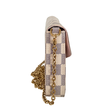 Louis Vuitton Félicie Pochette Damier Azur Canvas N40491 Beige / sehr gut Louis Vuitton