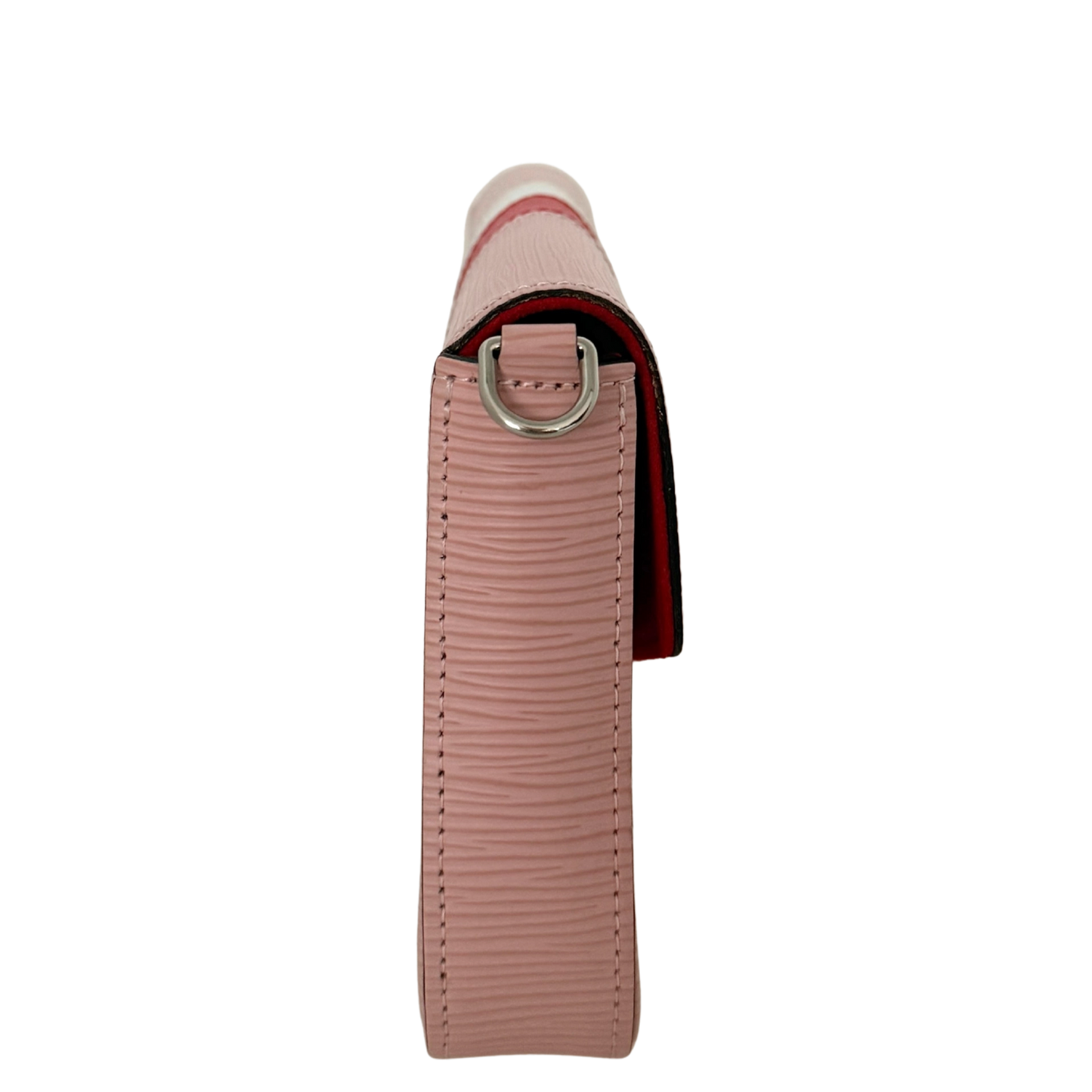 Louis Vuitton Pochette Félicie Umhängetasche Epi-Leder Stripes Rosa Fullset / sehr gut Louis Vuitton