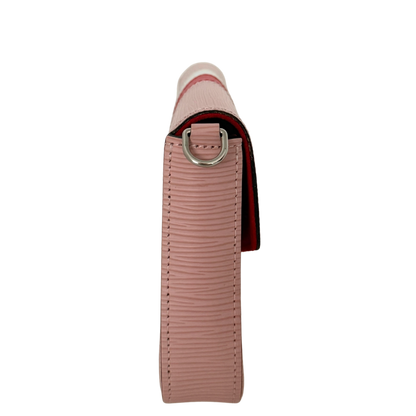 Louis Vuitton Pochette Félicie Umhängetasche Epi-Leder Stripes Rosa Fullset / sehr gut Louis Vuitton
