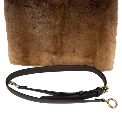 Fendi PEEKAPOO ISeeU Medium Visone Mink / ungetragen Fendi