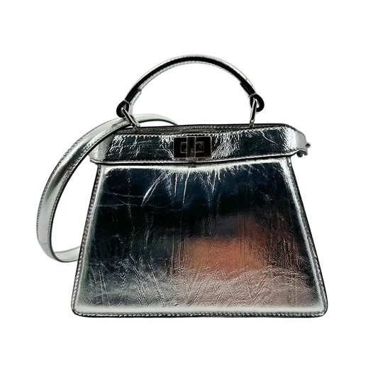 Fendi by Marc Jacobs Peekaboo ISeeU Petite silber / ungetragen Fendi