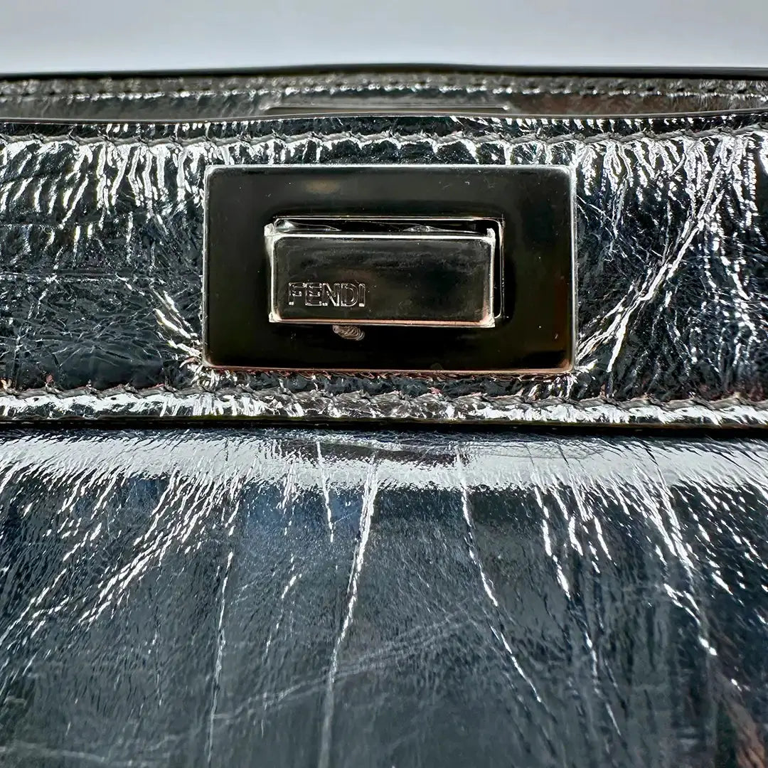 Fendi by Marc Jacobs Peekaboo ISeeU Petite silber / ungetragen Fendi