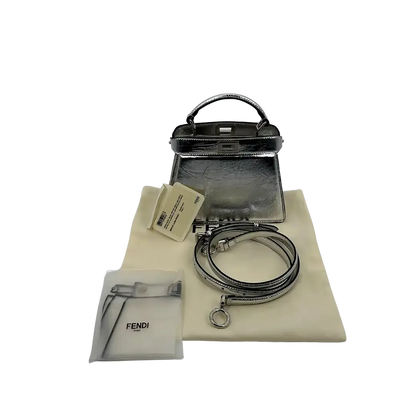 Fendi by Marc Jacobs Peekaboo ISeeU Petite silber / ungetragen Fendi