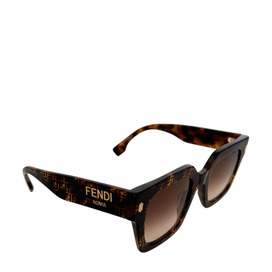 Fendi Sonnenbrille ROMA FE40101I Braun / neuwertig Fendi