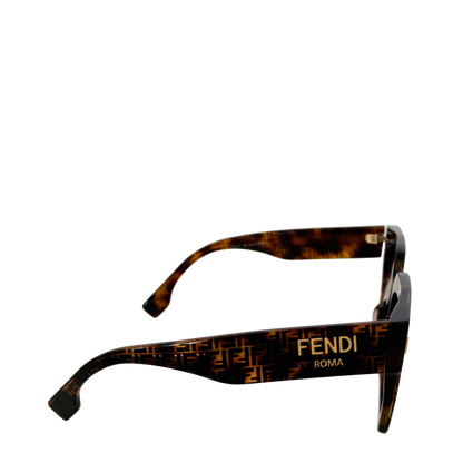 Fendi Sonnenbrille ROMA FE40101I Braun / neuwertig Fendi