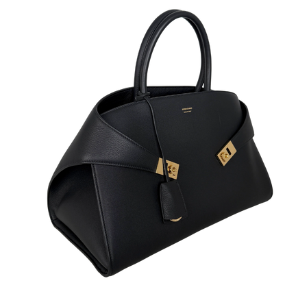Salvatore Ferragamo HUG (L) Leder schwarz / neuwertig Salvatore Ferragamo