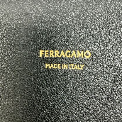 Salvatore Ferragamo HUG (L) Leder schwarz / neuwertig Salvatore Ferragamo