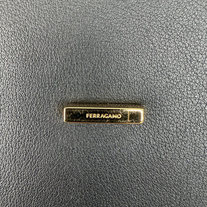 Salvatore Ferragamo HUG (L) Leder schwarz / neuwertig Salvatore Ferragamo