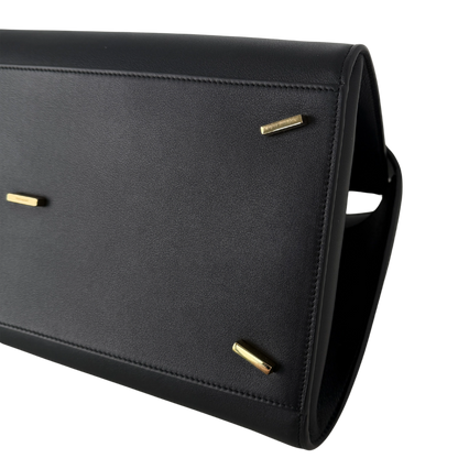 Salvatore Ferragamo HUG (L) Leder schwarz / neuwertig Salvatore Ferragamo