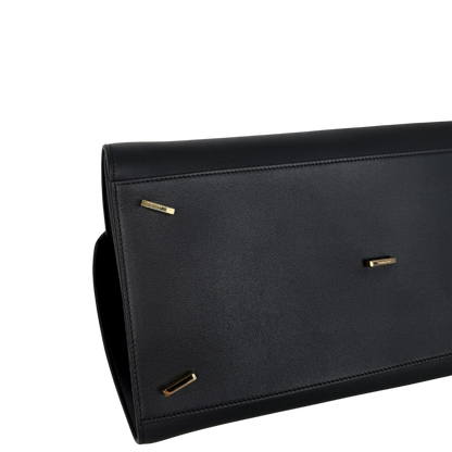 Salvatore Ferragamo HUG (L) Leder schwarz / neuwertig Salvatore Ferragamo