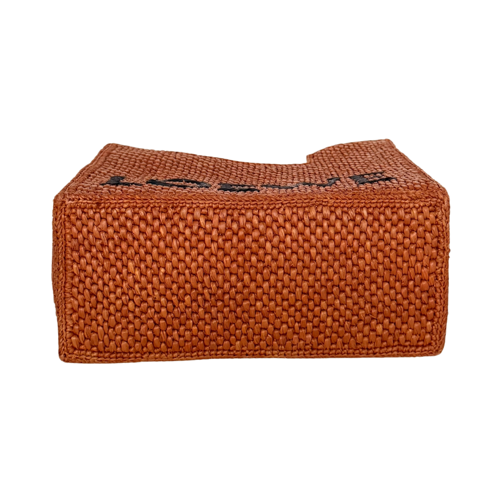 Loewe kleine Font Tote Bag aus Bast Braun / neuwertig Loewe