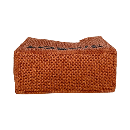Loewe kleine Font Tote Bag aus Bast Braun / neuwertig Loewe
