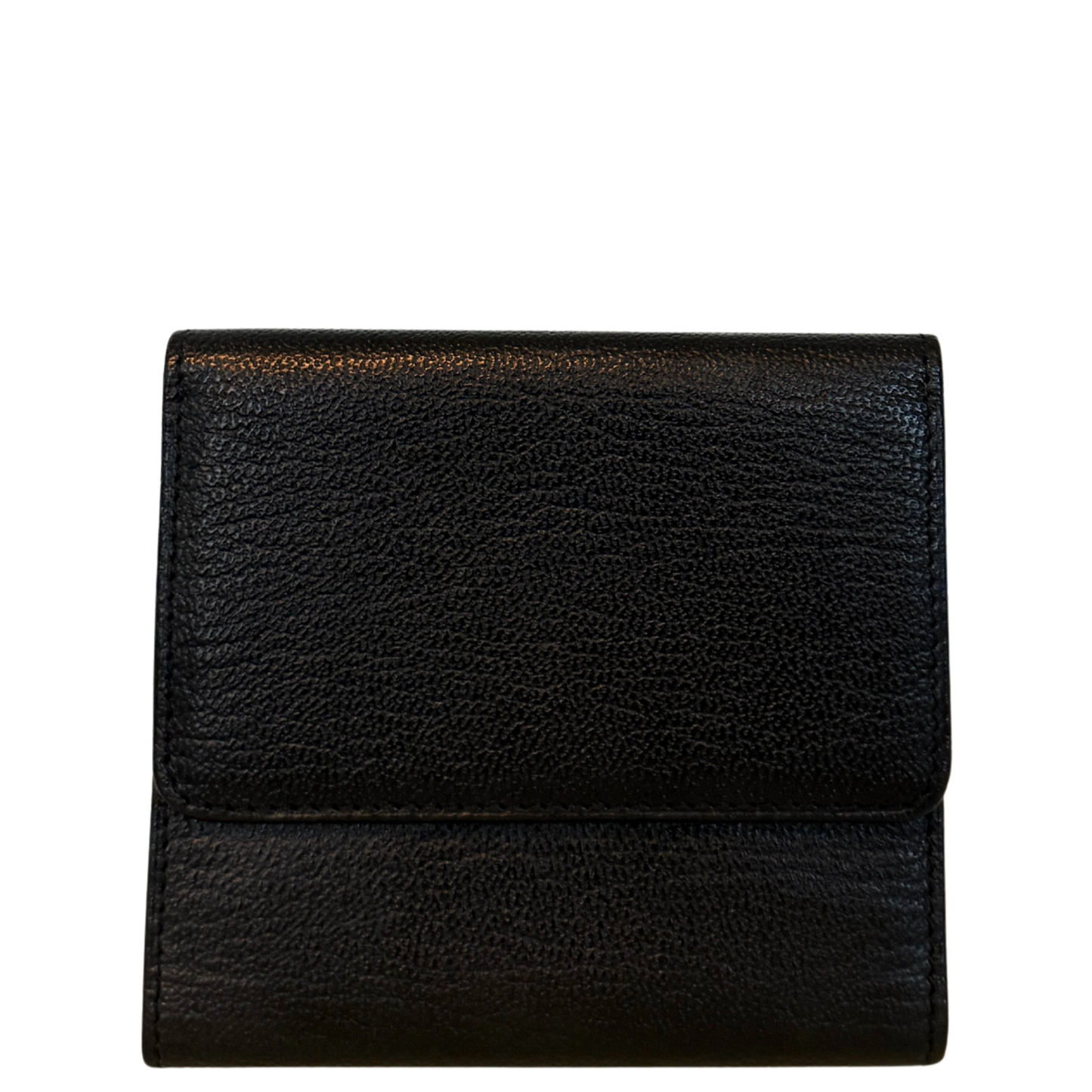 Chanel Coco Mark Tri-Fold Geldbörse Schwarz / neuwertig