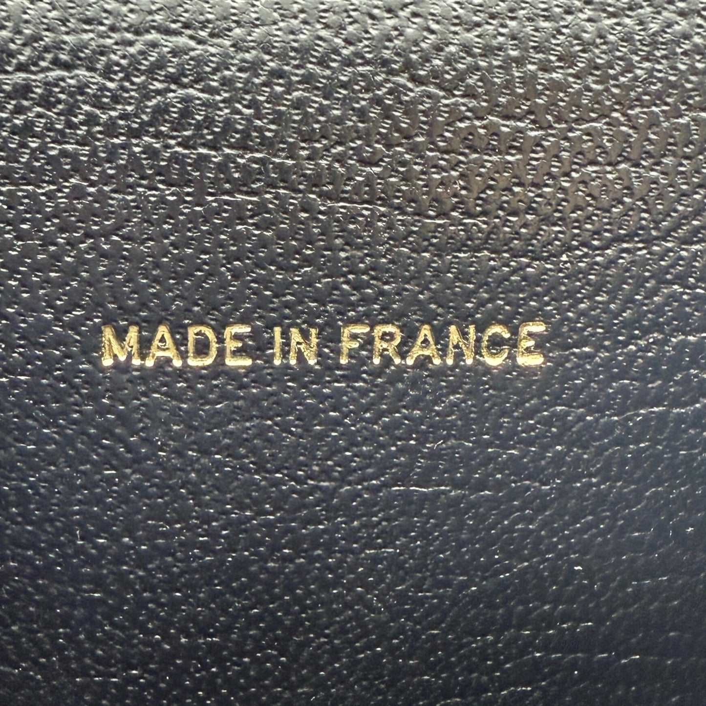 Chanel Coco Mark Tri-Fold Geldbörse Schwarz / neuwertig