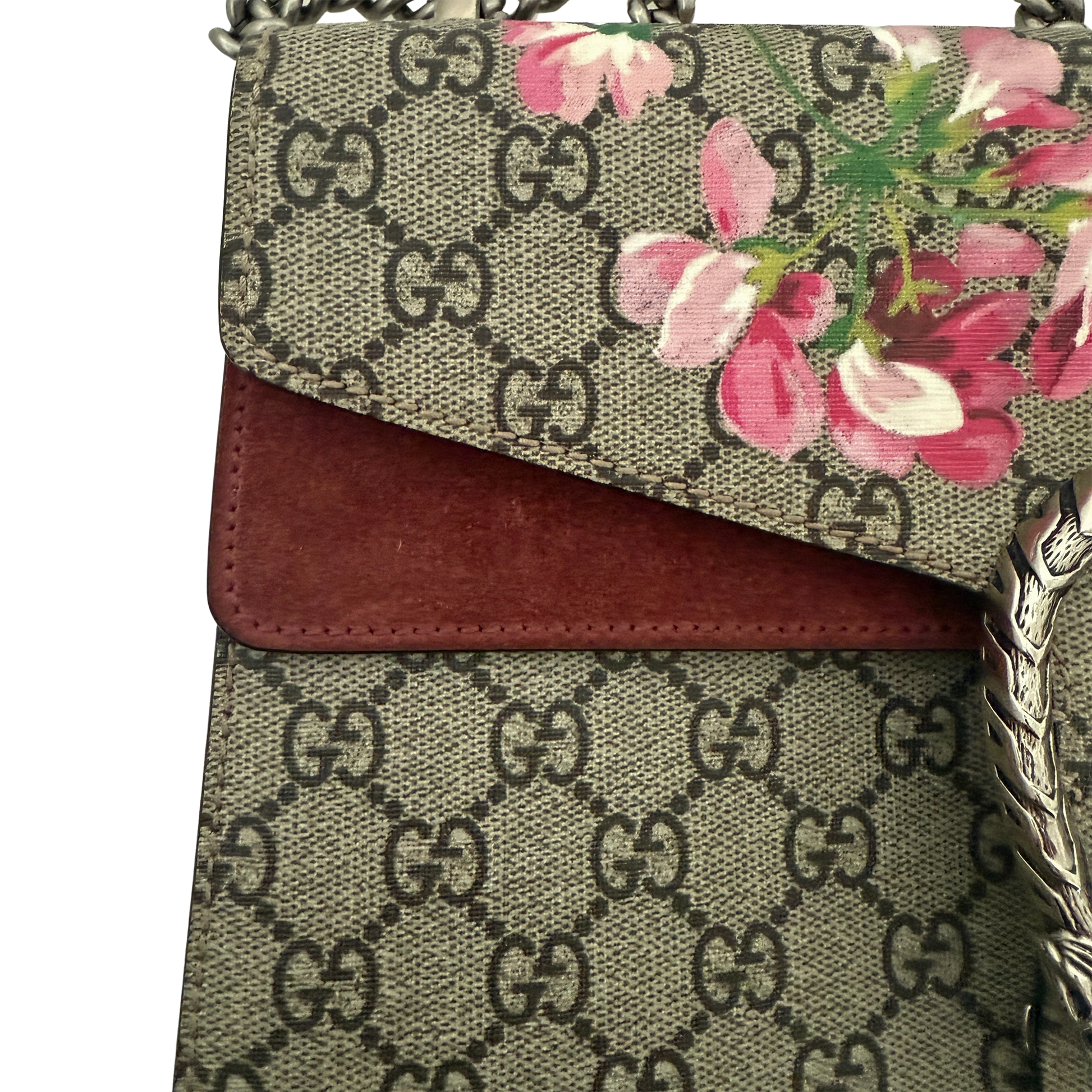 Gucci Dionysus Blooms GG Supreme Canvas Small / sehr gut Gucci