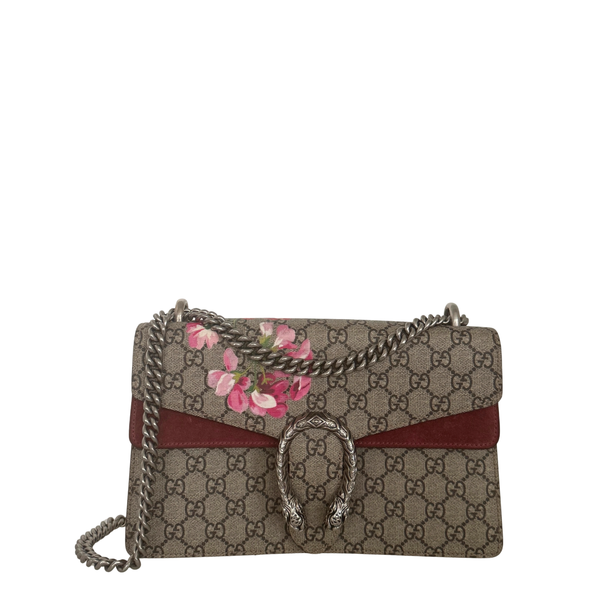 Gucci Dionysus Blooms GG Supreme Canvas Small / sehr gut Gucci