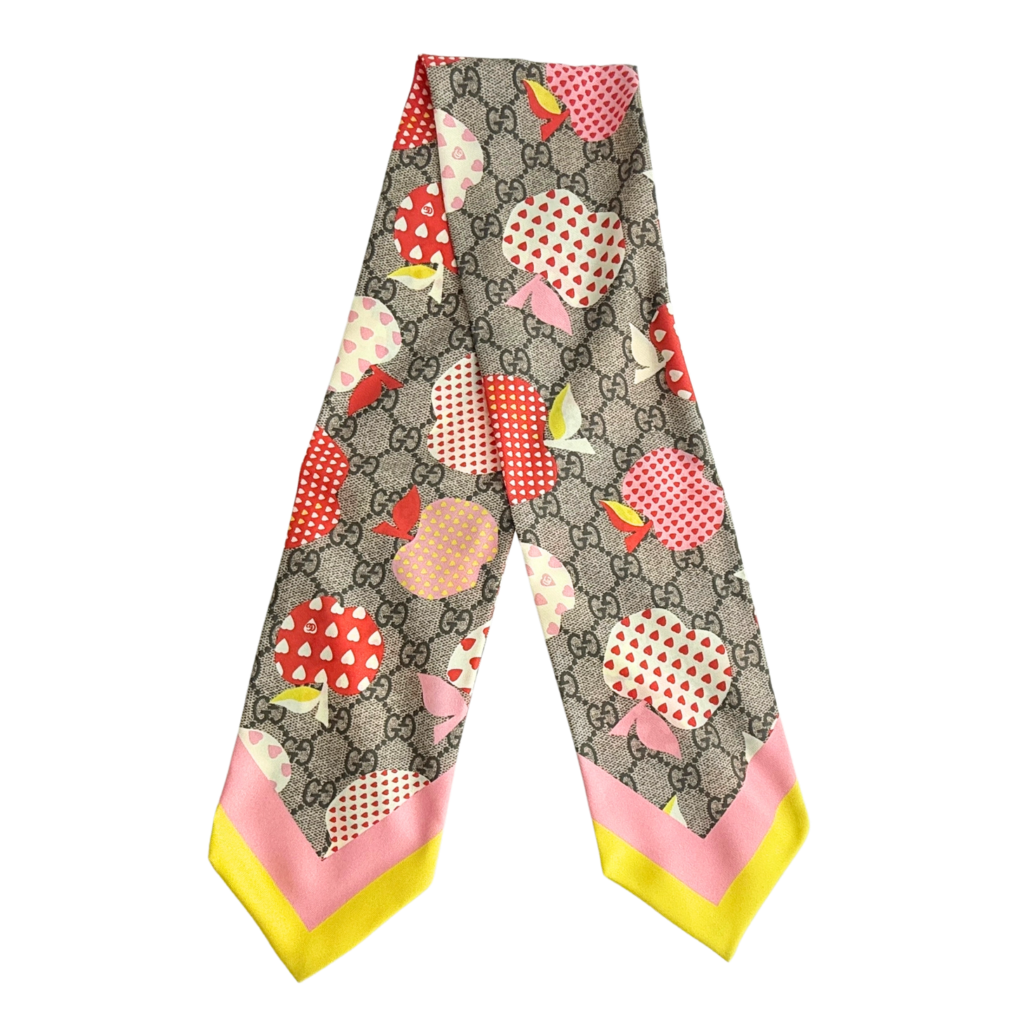 Gucci GG Apple Seidentuch Bunt / sehr gut Gucci