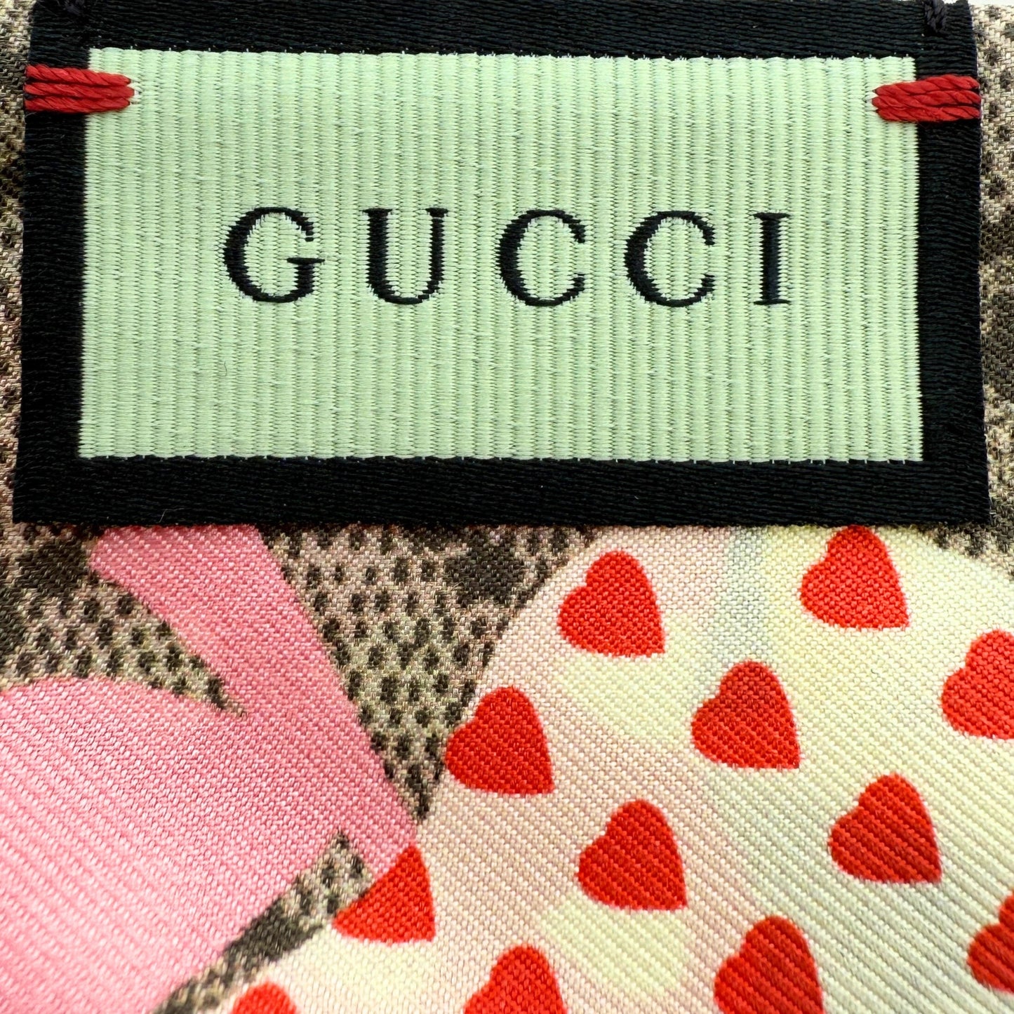 Gucci GG Apple Seidentuch Bunt / sehr gut Gucci
