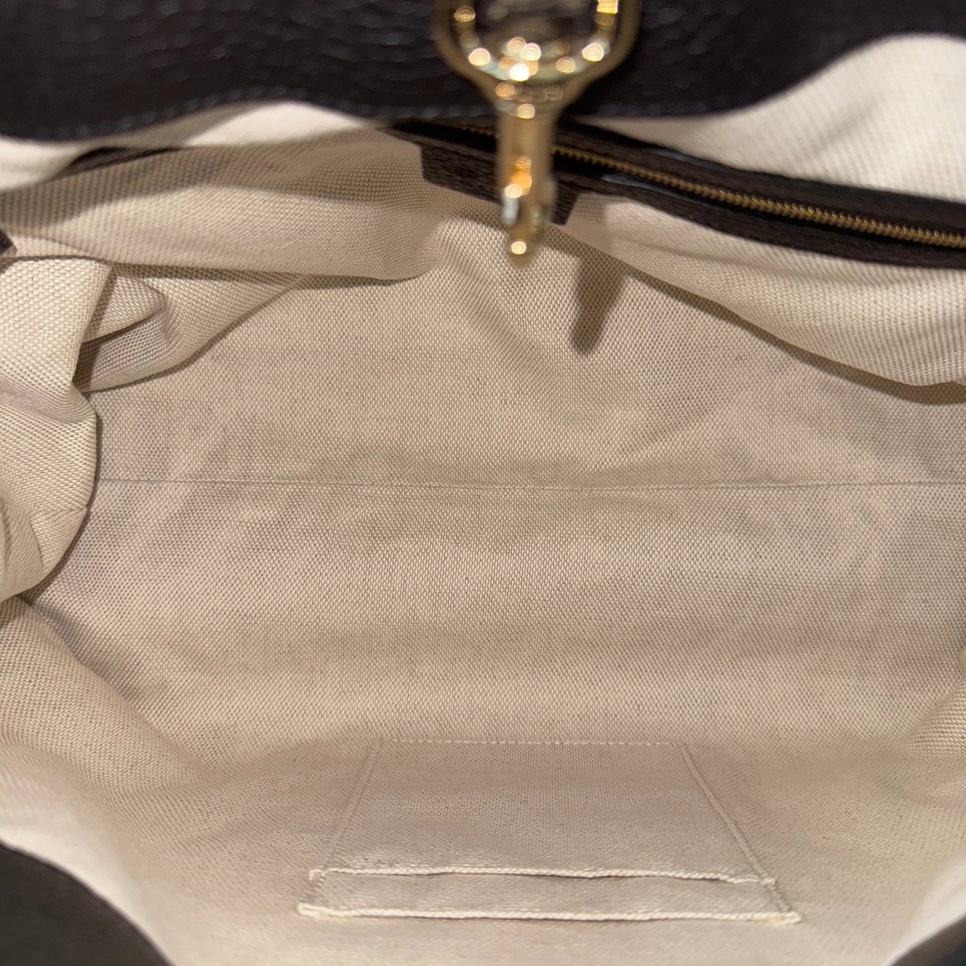 Gucci Soho Medium Double Chain Schultertasche Schwarz / neuwertig (Kopie) Gucci