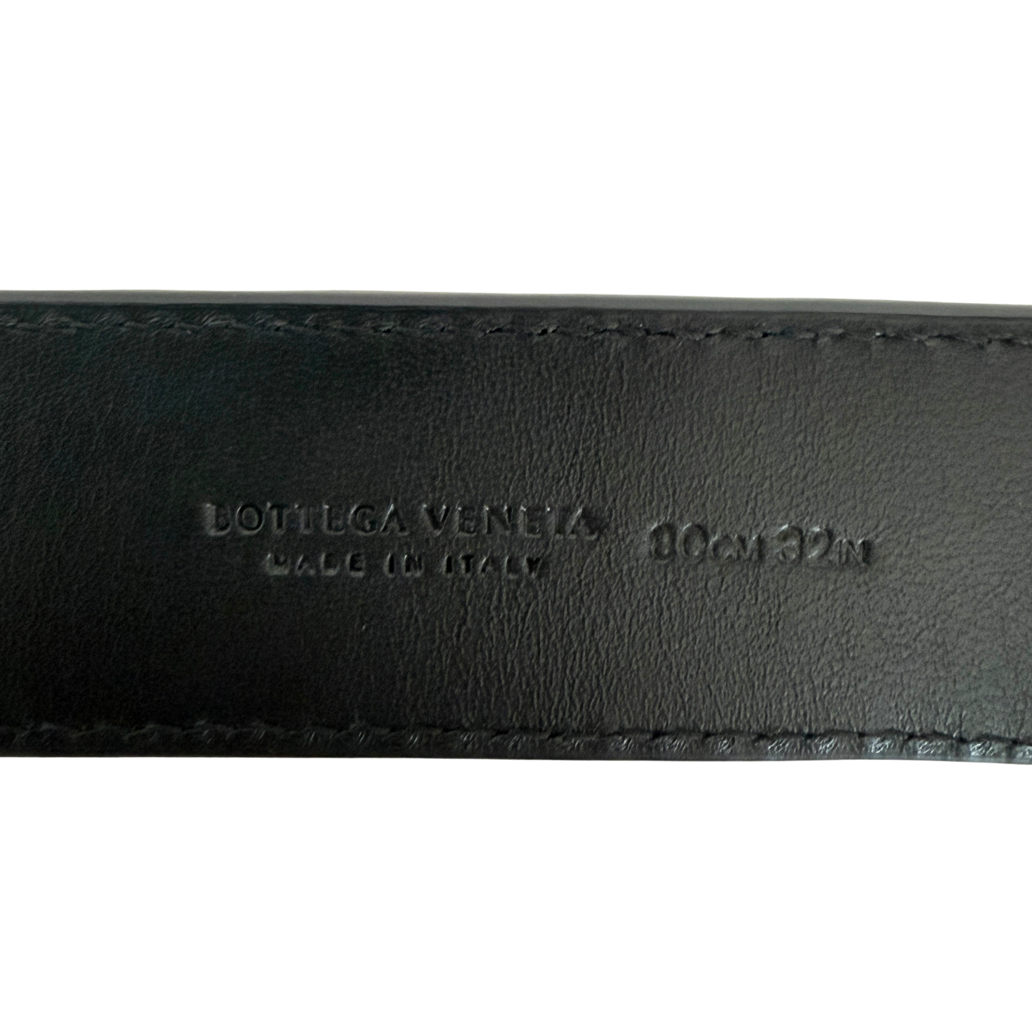 Bottega Veneta Gürtel aus Intrecciato Leder / sehr gut Bottega Veneta