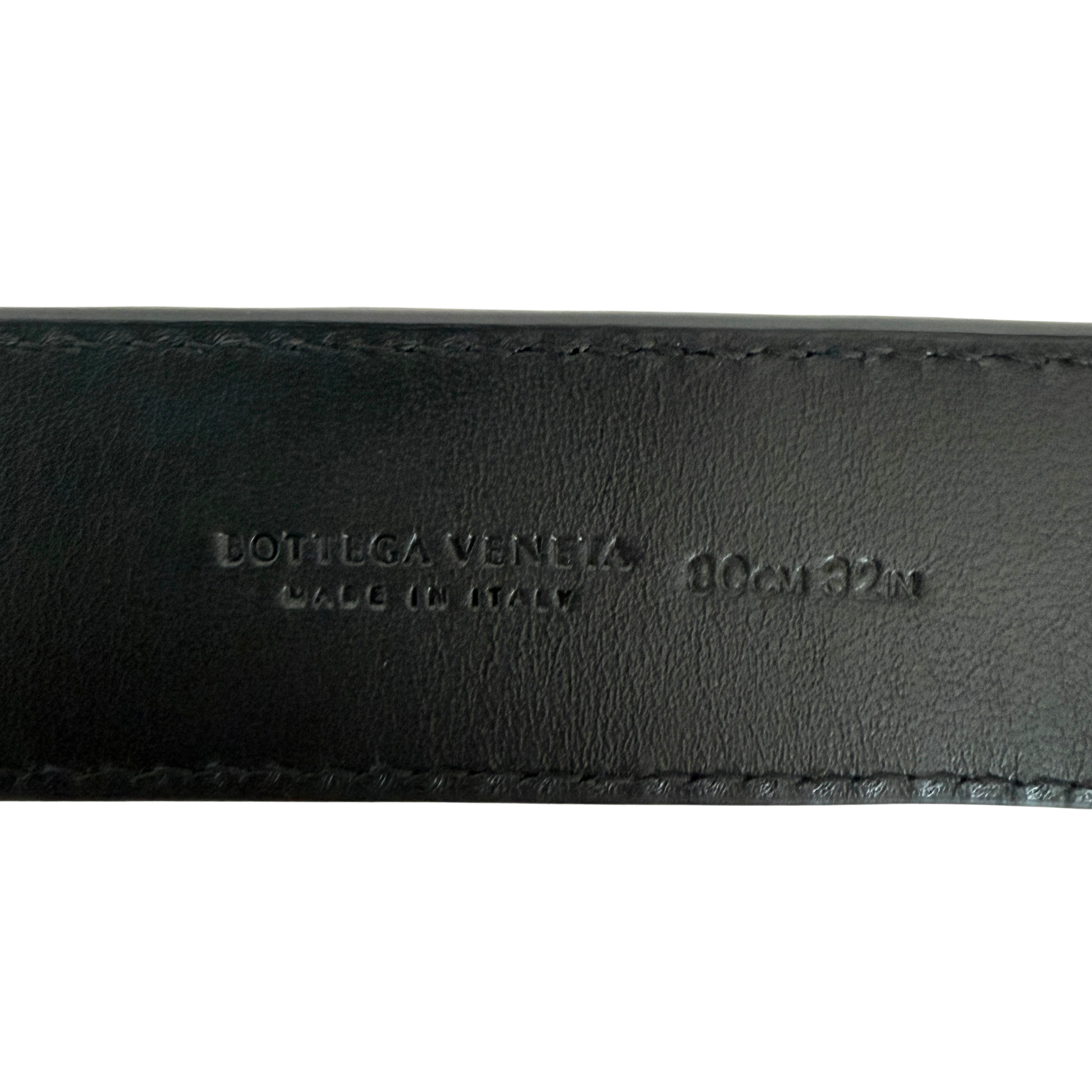 Bottega Veneta Gürtel aus Intrecciato Leder / sehr gut Bottega Veneta