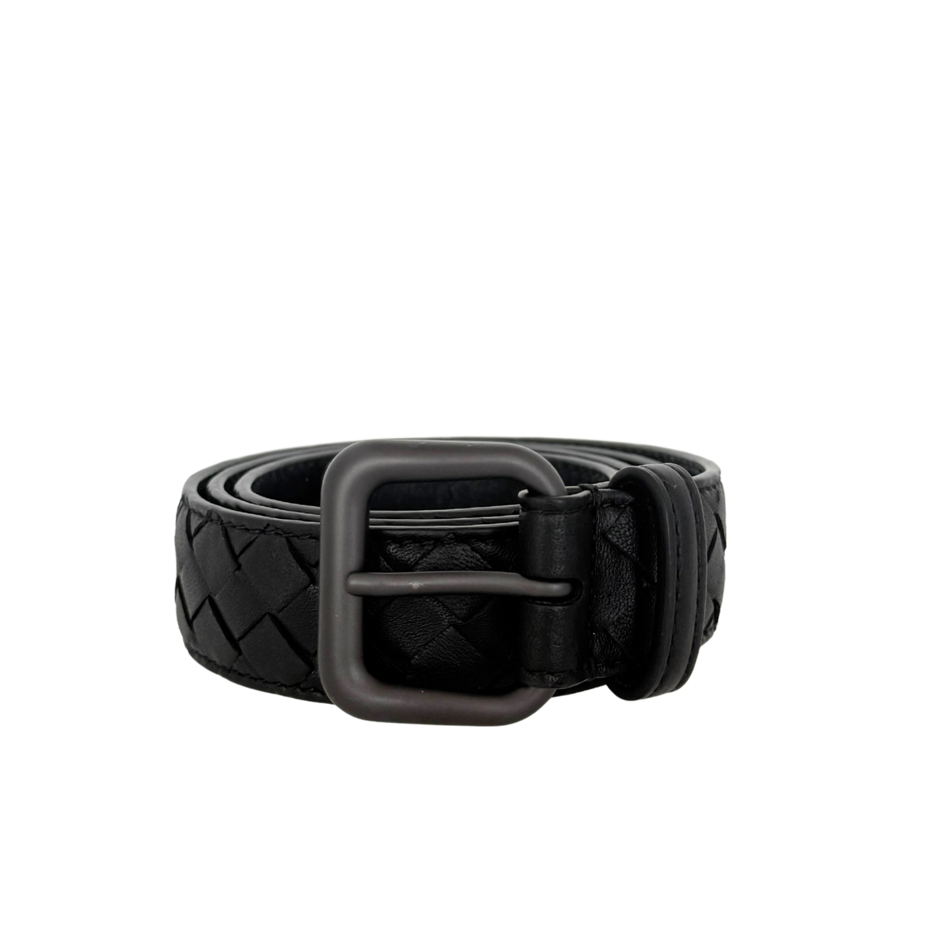 Bottega Veneta Gürtel aus Intrecciato Leder / sehr gut Bottega Veneta