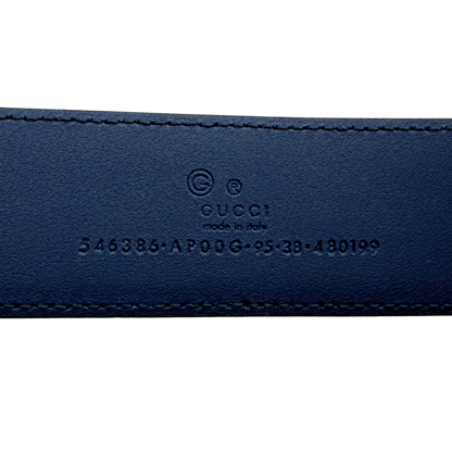 Gucci Interlocking GG Gürtel Blau / sehr gut Gucci