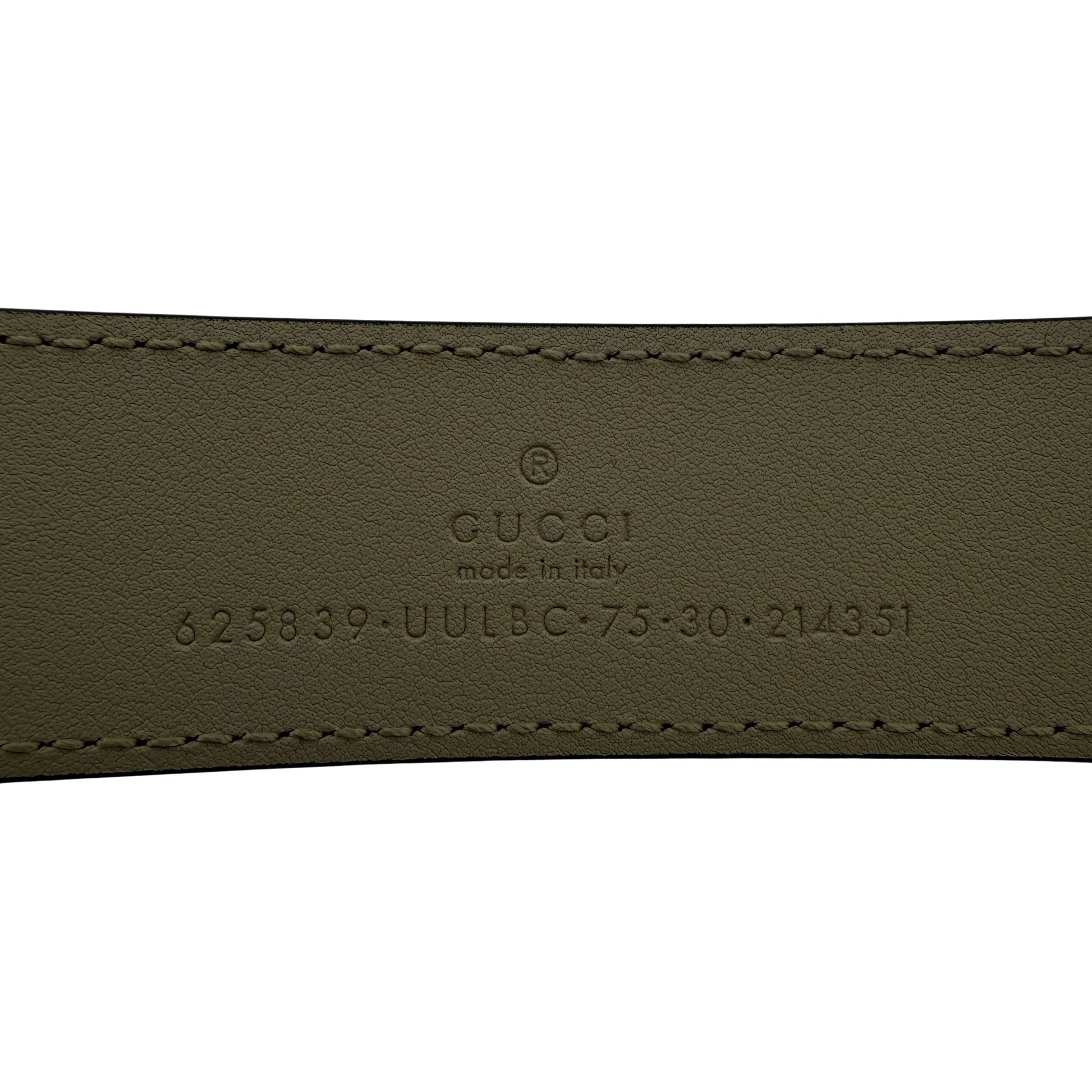 Gucci GG Supreme Gürtel Beige / sehr gut Gucci