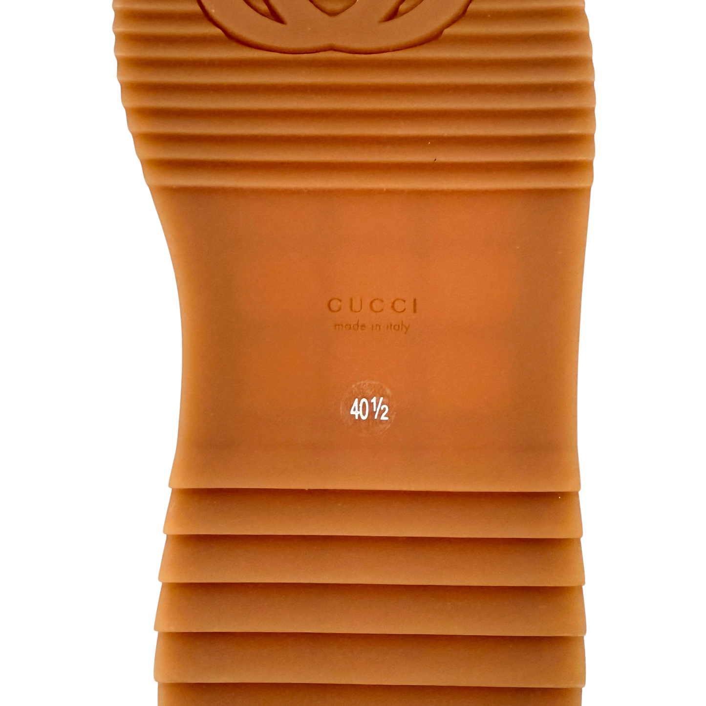 Gucci GG logo raffia platform Wedges Größe 40,5 Beige / neuwertig Gucci