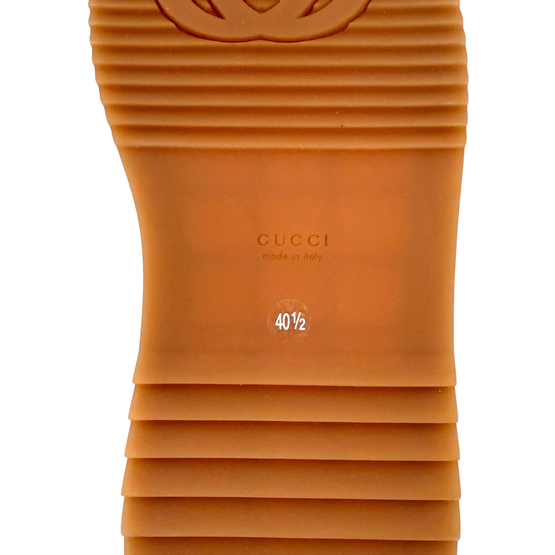 Gucci GG logo raffia platform Wedges Größe 40,5 Beige / neuwertig Gucci