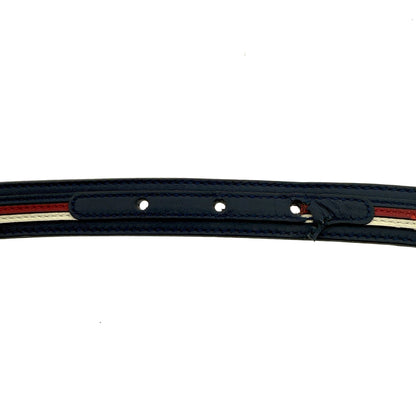 Gucci Torchon GG Gürtel Navyblau / akzeptabel Gucci
