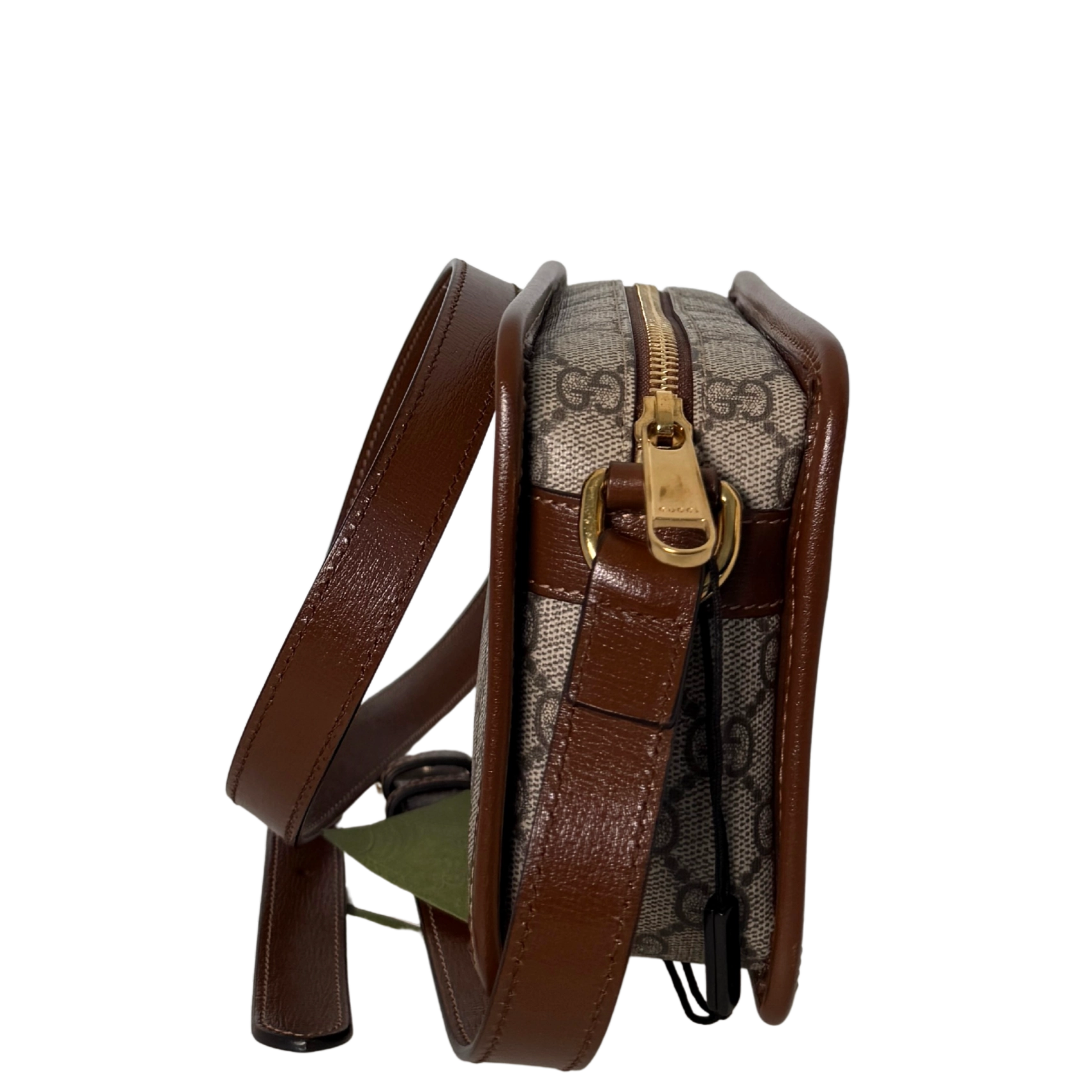 Gucci GG Supreme Schultertrasche Braun Fullset / sehr gut Gucci