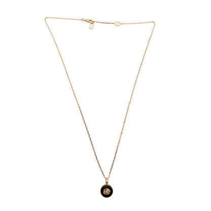 Gucci Interlocking Gliederhalskette Gelbgold 18 Karat mit Dianmant/ ungetragen Gucci