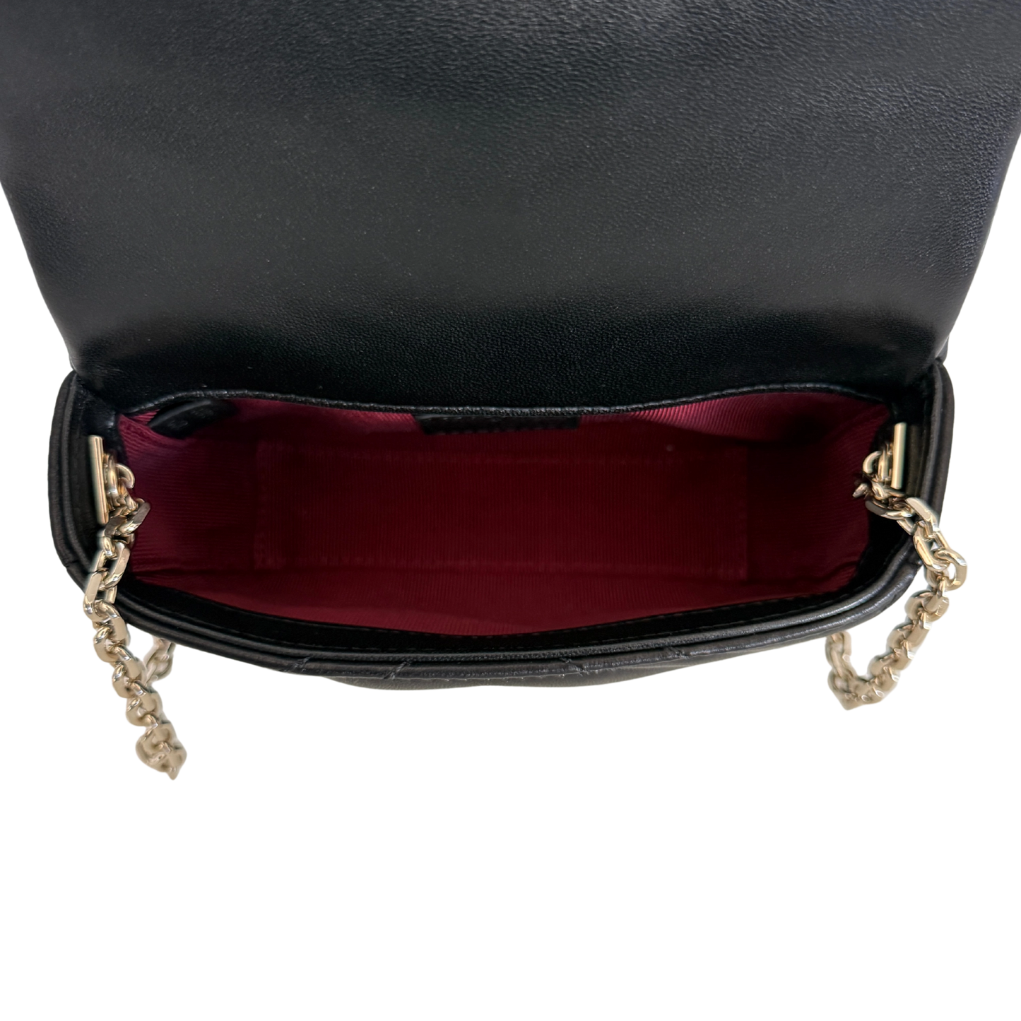 Gucci GG Marmont Mini-Schultertasche Schwarz Fullset / neuwertig Gucci