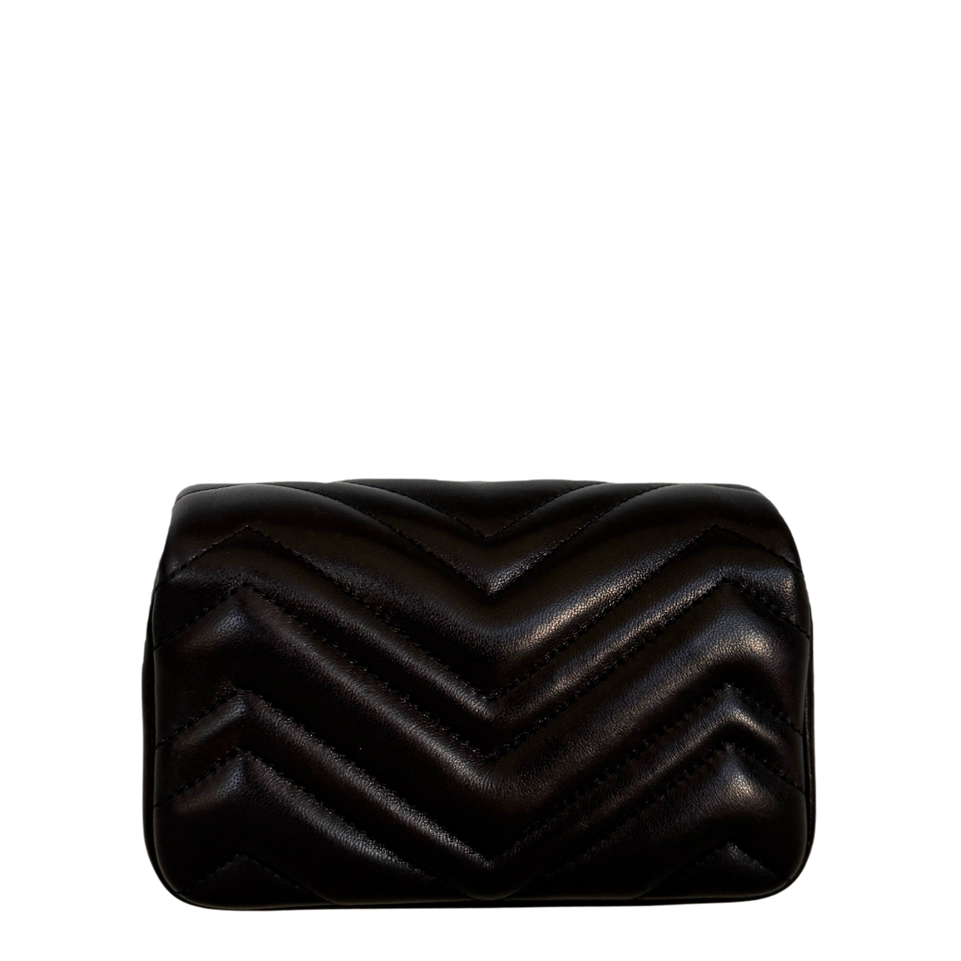 Gucci GG Marmont Mini-Schultertasche Schwarz Fullset / neuwertig Gucci