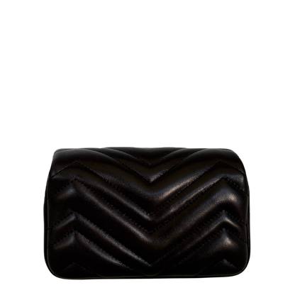 Gucci GG Marmont Mini-Schultertasche Schwarz Fullset / neuwertig Gucci