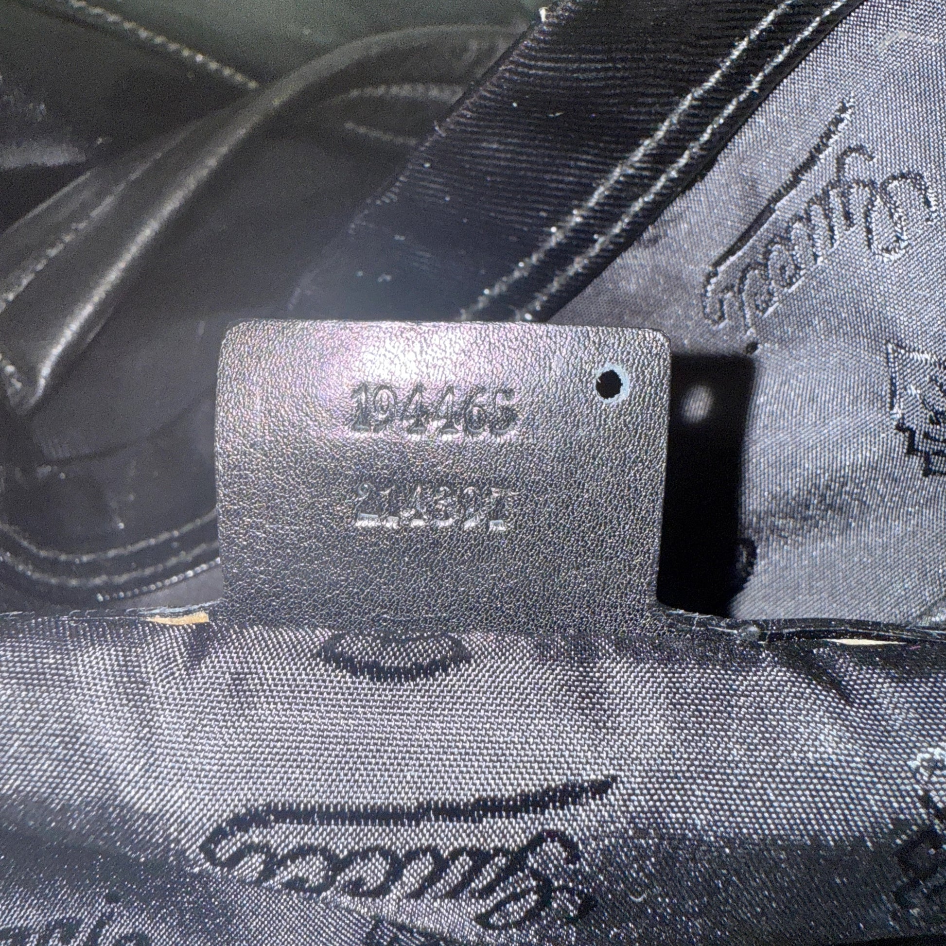 Gucci Tote Bag aus PVC Schwarz / sehr gut Gucci