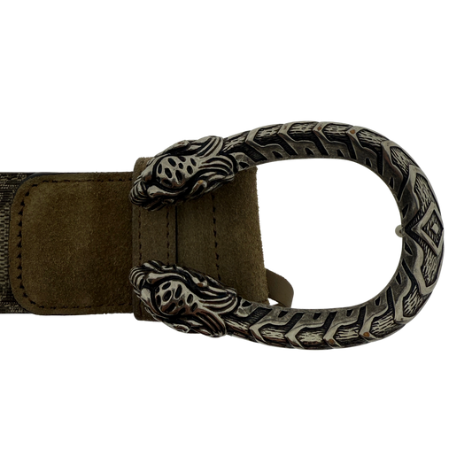 Gucci Dionysus GG Supreme Gürtel Beige / gut Gucci